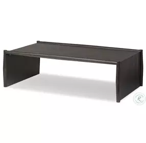 Glenview Smoked Black Oak Rectangular Coffee Table