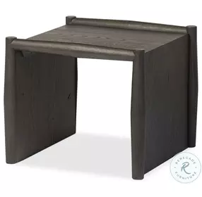 Glenview Smoked Black Oak Square End Table