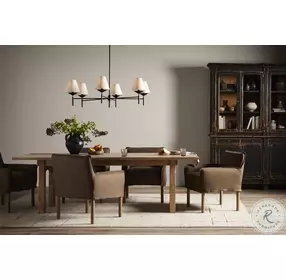 Clanton Aged Light Pine Dining Table