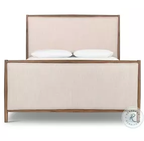 Glenview Weathered Oak Veneer Upholstered Bedroom Set