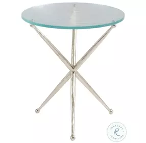 Signature Designs Champagne Marcus Round End Table