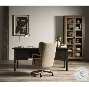 Concord Charcoal Oak 4 Drawer Desk