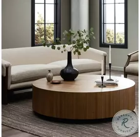 Hudson Natural Yukas Round Coffee Table