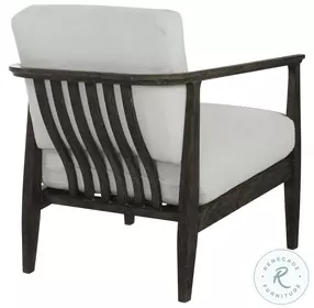 Brunei White Accent Chair
