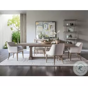 Simpatico White Oak Rectangular Extendable Dining Table