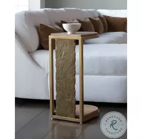 Simpatico Walnut and Brazilian Slate C Table