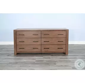 Golden Hearth Natural 6 Drawer Dresser