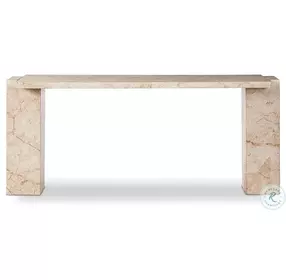Romano Desert Taupe Marble 73" Console Table