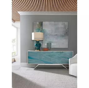 Blue Wave Beige 78" TV Stand