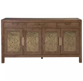 Barnaby Brown and Gold 4 Door Buffet