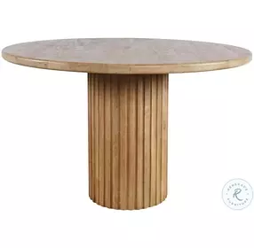 Breck Brown 48" Pedestal Dining Room Set