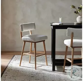 Cardell Essence Natural Swivel Counter Height Stool