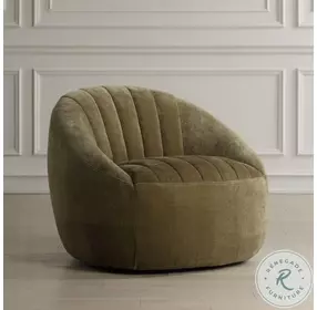 Narrows Moss Green Swivel Chair