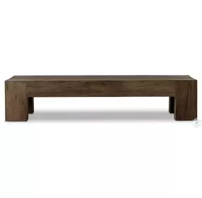 Abaso Ebony Rustic Wormwood Oak Rectangular Occassional Table Set