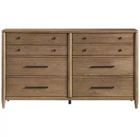 Sonoma Brown 8 Drawer Dresser