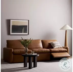 Tillery Sonoma Butterscotch Leather Power Reclining Sofa