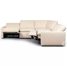 Tillery Antigo Natural Power Reclining 5 Piece Sectional