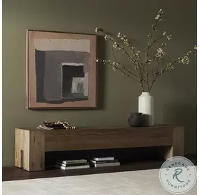 Abaso Rustic Wormwood Oak Large 90" Accent Bench