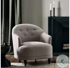 Marnie Knoll Sand Performance Fabric Chair