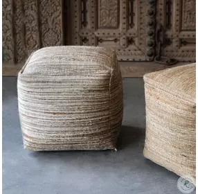 Shiro Butterscotch Pouf