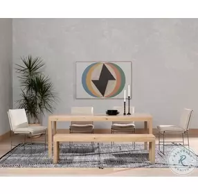 Isador Dry Wash Poplar Dining Table