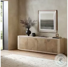 Redondo Bleached Alder 92" Media Console