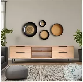 Akira Light Oak TV Stand