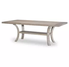 Halifax Flax and Java 86" Rectangular Dining Room Set