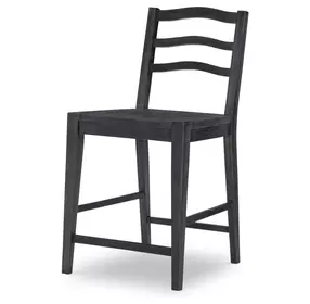 Halifax Flax and Java Counter Height Chair Set of 2