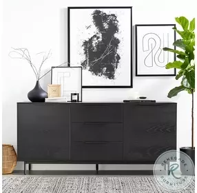 Akira Black Sideboard