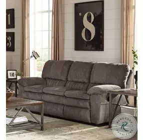 Reyes Graphite Lay Flat Power Reclining 91" Sofa