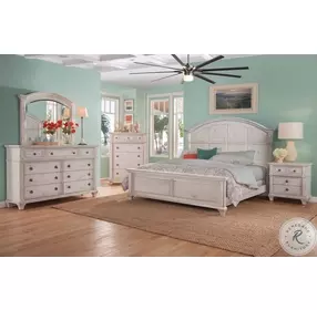 Sedona Cobblestone White Nightstand