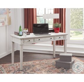 Sedona Cobblestone White 50" Writing Desk
