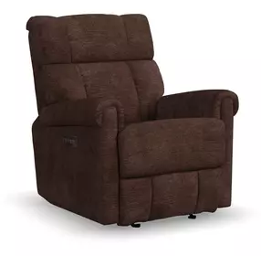 Classic Buffalo Performance Fabric Power Gliding Recliner with Power Lumbar and USB Charging