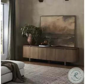 Elle Tawny Oak 92" Media Console