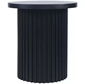 Auden Black Round Occasional Table Set
