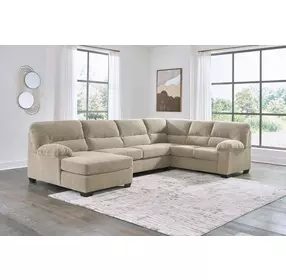 SimpleJoy Sand 3 Piece Modular Sectional with LAF Chaise