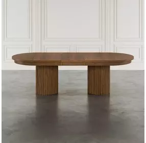 Auden Chestnut Extendable Oval Dining Table