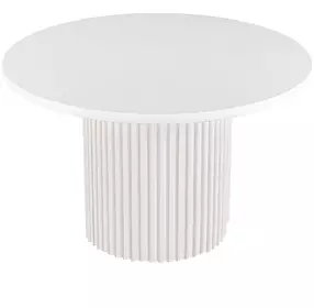 Auden White 48" Round Dining Table