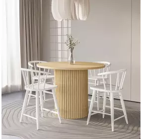 Auden Natural 48" Round Counter Height Dining Table