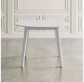 Percy White 42" Extendable Round Dining Table