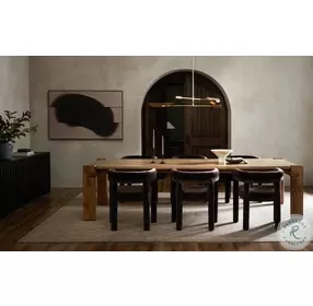 Marcia Natural Reclaimed French Oak 120" Rectangular Dining Table