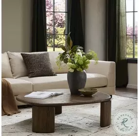 Falco Grey Reclaimed French Oak Large Free Form Nesting Table