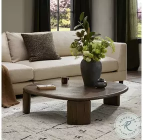 Falco Grey Reclaimed French Oak Small Free Form Nesting Table