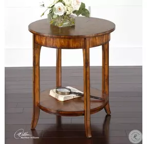 Carmel Warm Old Barn Lamp Table