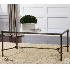 Warring Rustic Bronze Cocktail Table