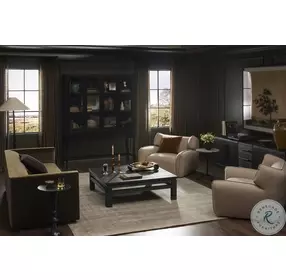 Adolfo Modern Black Ash 94" Media Console