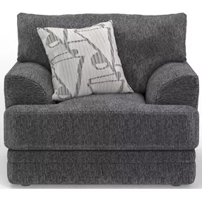 Tyson Slate Chair with Cuddler Cushion