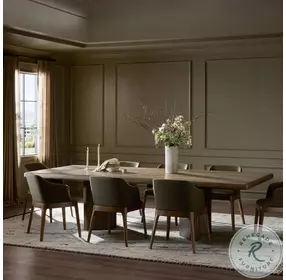 Castro Grey Reclaimed French Oak 118" Rectangular Dining Table