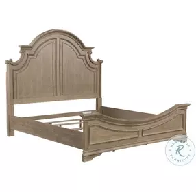 Magnolia Manor Weathered Bisque Panel Bedroom Set